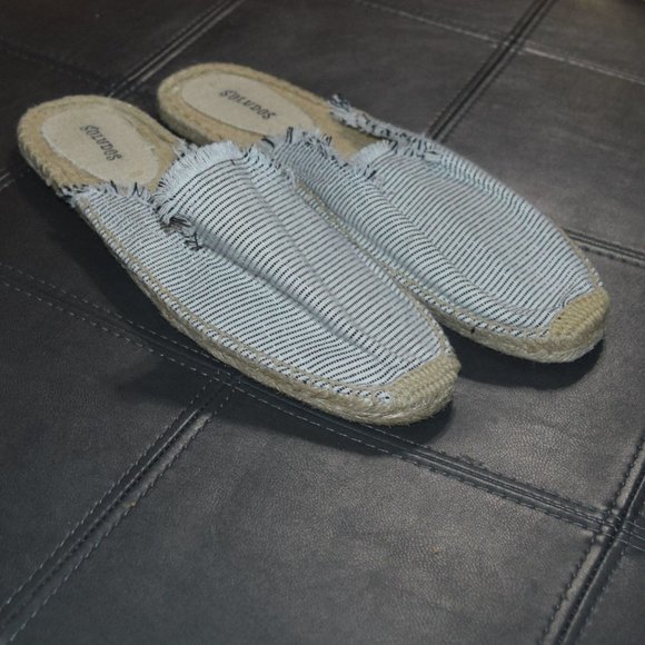Soludos Women's sz 9  Mules Espadrilles Slip On Shoes - Never Worn Outside - Picture 2 of 5